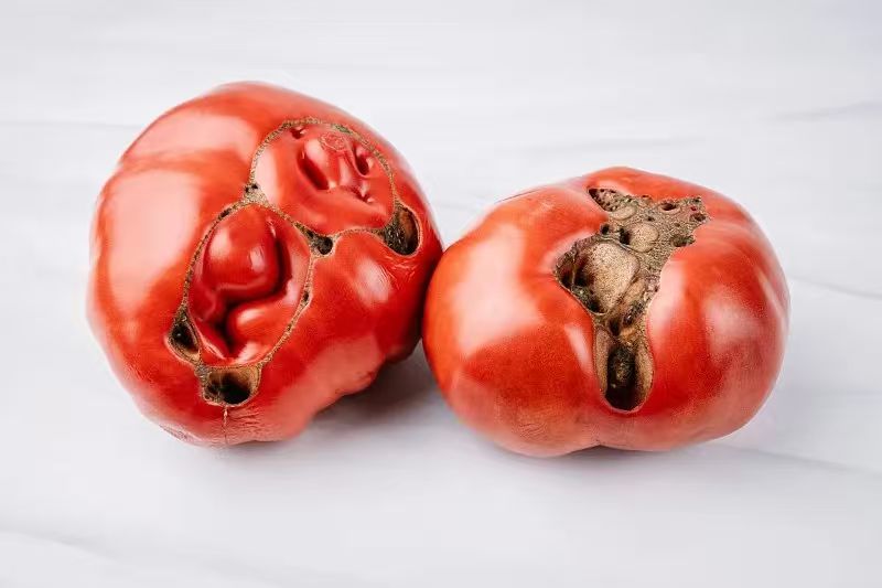 西红柿的裂果现象